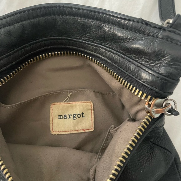 margot Black Leather Crossbody Bag - Picture 5 of 13